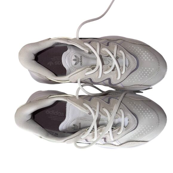 Adidas Ozweego Women's Cloud White Lilac Metallic Athletic Sneakers Shoes Size 7 - Picture 9 of 12